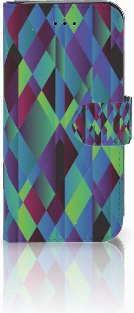 iPhone 7 | 8 | SE (2020) | SE (2022) Book Case Abstract Green Blue