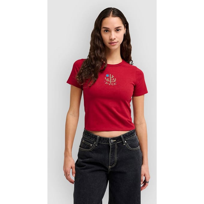 RVCA Sanctum Baby T-Shirt rood