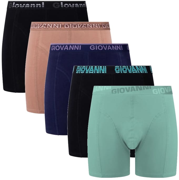 Giovanni heren boxershorts - 5-pack - maat M - M39 Box B