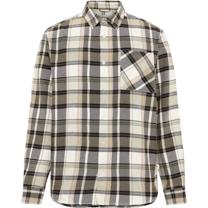 Flanellen shirt KnowledgeCotton Apparel Dune