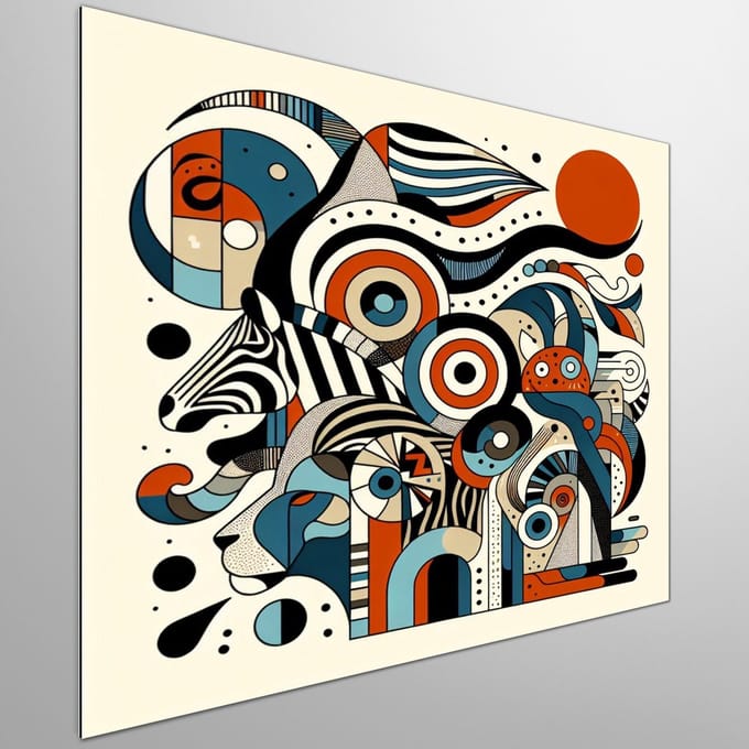 Kunstprint | Wanddecoratie | Dibond | 30 × 30 cm