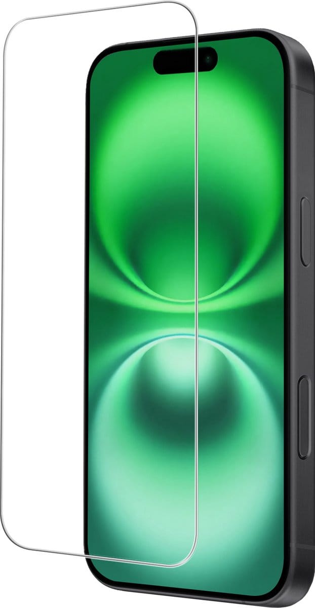 Screenprotector Geschikt voor Apple iPhone 16 - Volledige Dekking - Beschermglas - Gehard Glas - Tempered Glass - Screen Protector