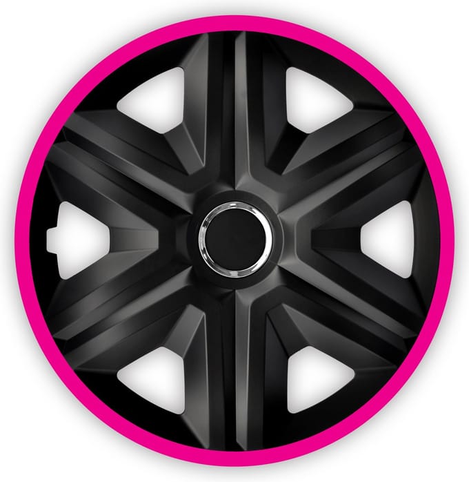 FAST LUX Wieldoppen 15 " - Set van 4 stuk - Roze