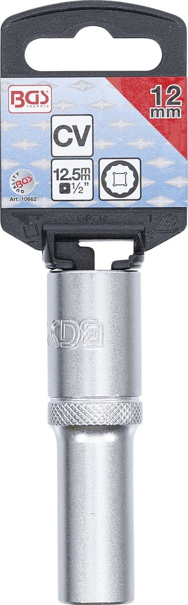 BGS Dopsleutel twaalfkant, diep 1/2 12 mm