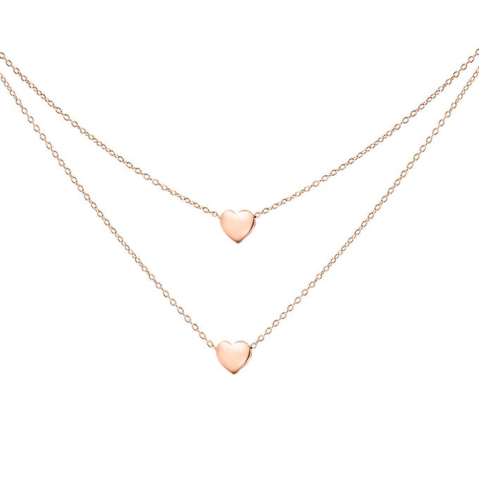 Victorious Dames Ketting Rose goud – Hart – 40 t/m 45 CM