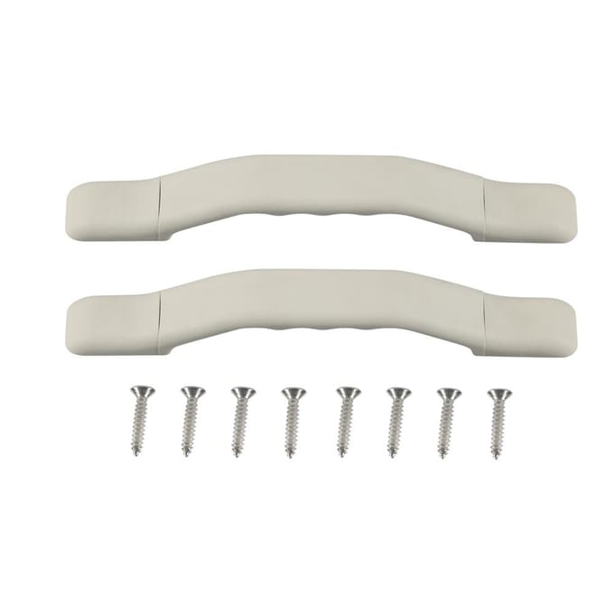 2 Stuks Handgreep Instapdeur Assisteerbeugel voor RV, Aanhanger, Camper horizontaal white