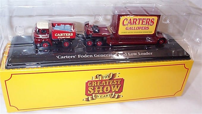 Modelauto Foden Generator and Low Loader - Carters - Schaal 1:76