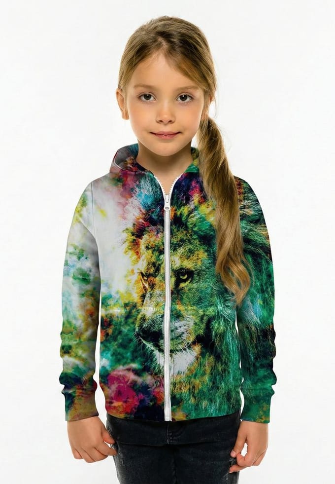 "King of Colors" Zip Hoodie