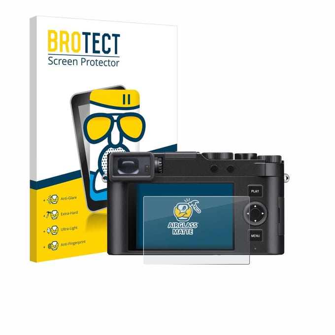 BROTECT - Screenprotector voor Leica D-Lux 8 - Folie Beschermfolie Beschermglas matte