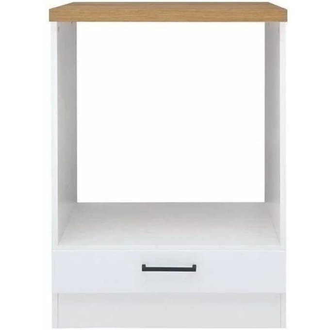 Junona Low Furniture Vier 60 cm - Werkplan - Briljant wit