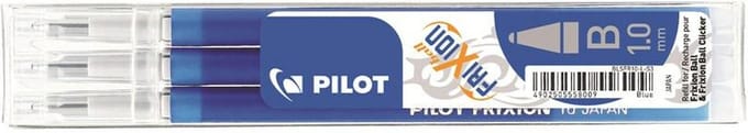 Pilot balpenvulling FriXion Ball/Clicker, groen, etui van 3 stuks 12 stuks