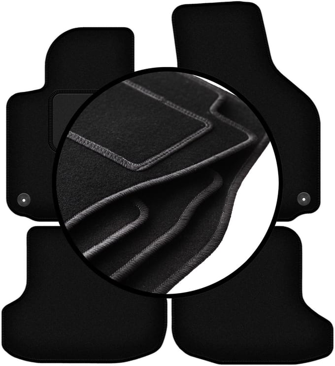 Complete set veloursmatten voor: Volkswagen Golf VI cabrio (2011-2016)