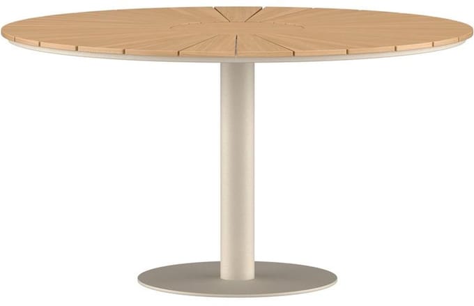 Svea - Amanda ronde eettafel teakhout ø120 cm - beige