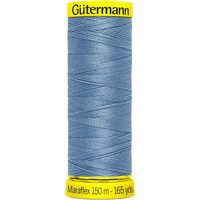 Gütermann Maraflex, No. 120, voor zeer elastische naden - 143 Middelblauw