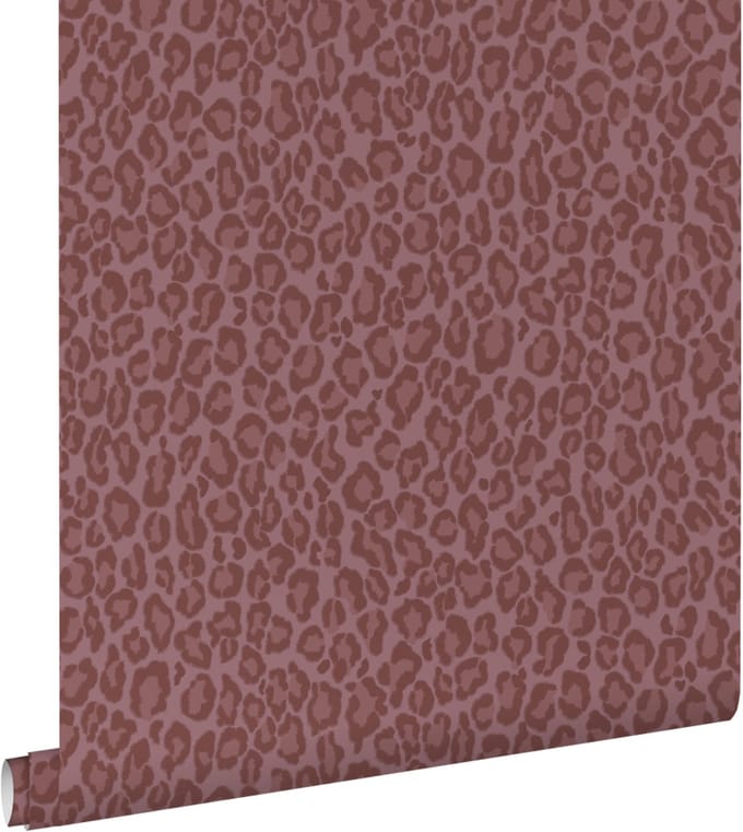 ESTAhome behang panterprint mauve paars - 50 x 900 cm - 132206