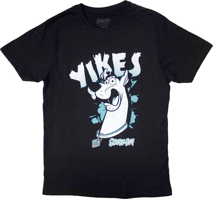 Scooby-Doo - Yikes Scooby Blue Heren T-shirt - S - Zwart