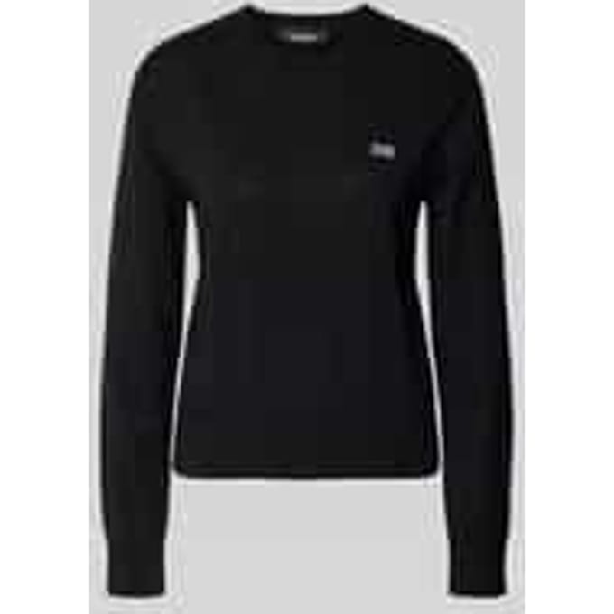 Sweatshirt met labelstitching