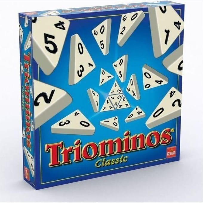 Dominostenen - GOLIATH - Triominos Classic - 56 stuks - Vanaf 6 jaar rood