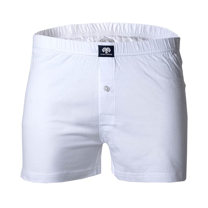 Ceceba heren boxershorts wijd (2-pack) - wit
