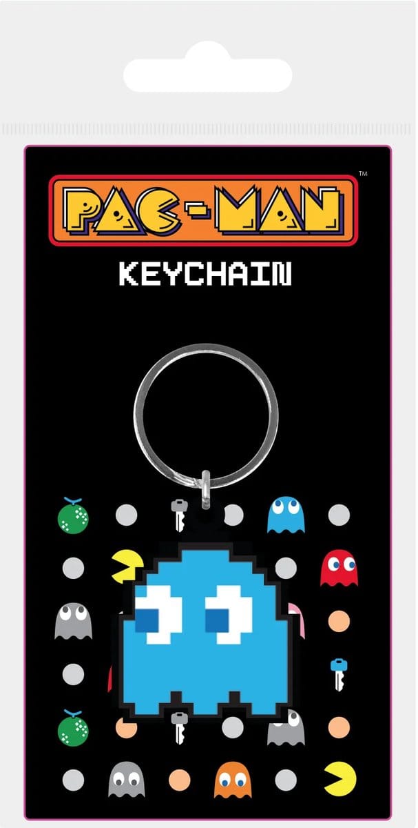 Pac-Man - Inky - Sleutelhanger - Rubber
