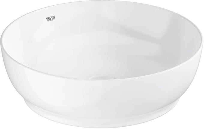 GROHE Essence Ronde Waskom – 45 cm – Zonder Overloop – Glanzend Keramiek – AquaCeramic & HyperClean – Wit