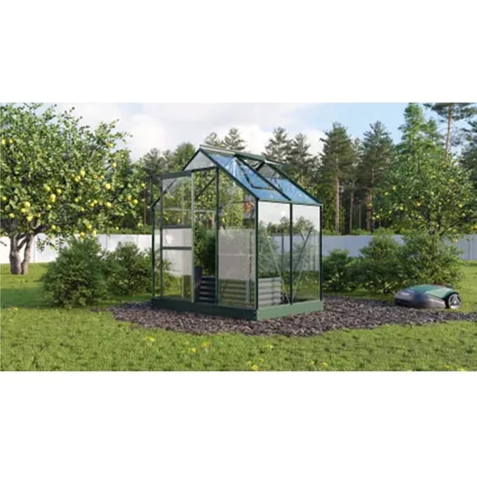Vitavia Tuinkas Planet 2500 - Veiligheidsglas 3mm - Smaragd - 195x131x207 Cm