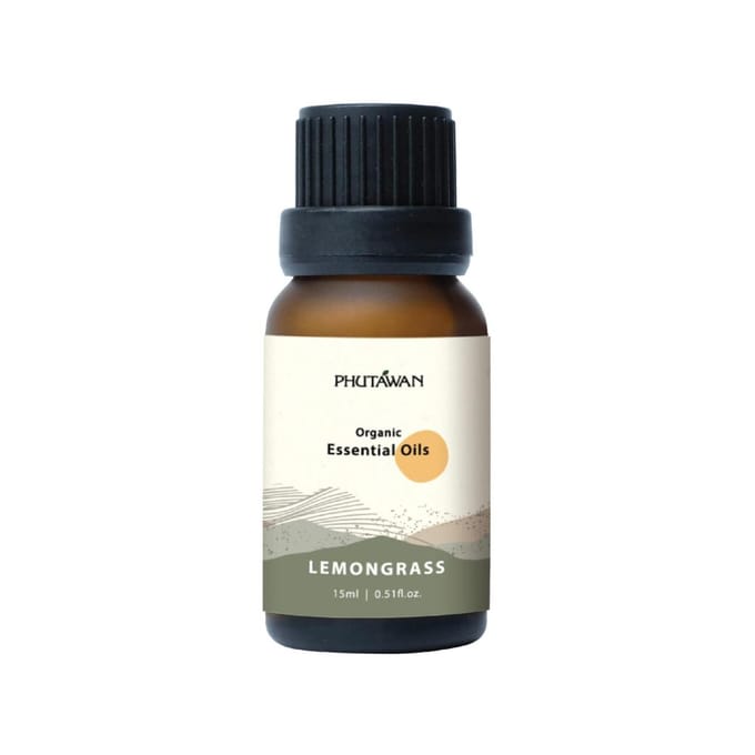 Phutawan Organic Pure Essential Oil, Aromatherapy for Everyday Living, 15 ml. 15 ml.