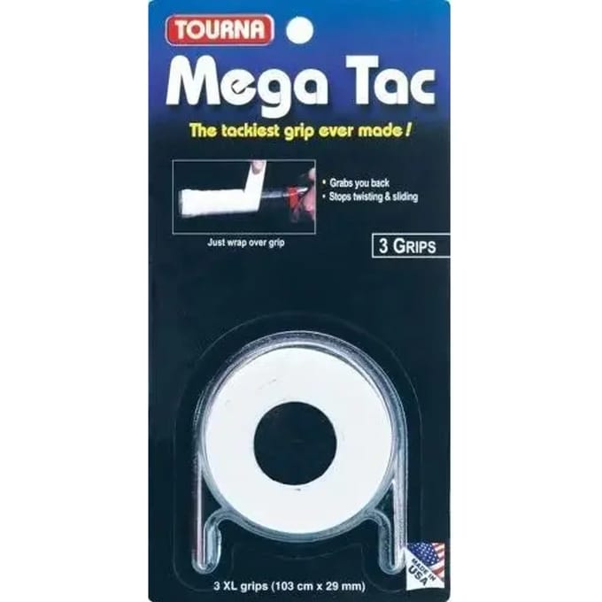 Set van 3 tennis handvatten Tourna Mega Tac