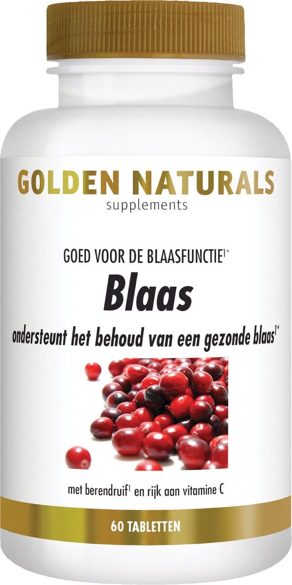 Golden Naturals Blaas (60 veganistische tabletten)