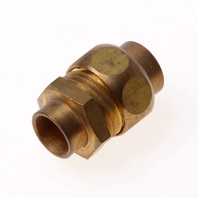 DPS Koppeling 3-delig conisch dichtend 2x kap 12 x 12mm
