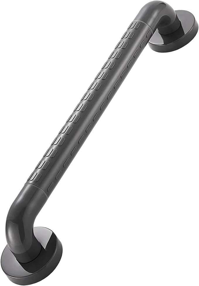 Antislip handgreep - Douchegreep steun - Veilig douchen - Roestvrij staal - 40 cm - Zilver
