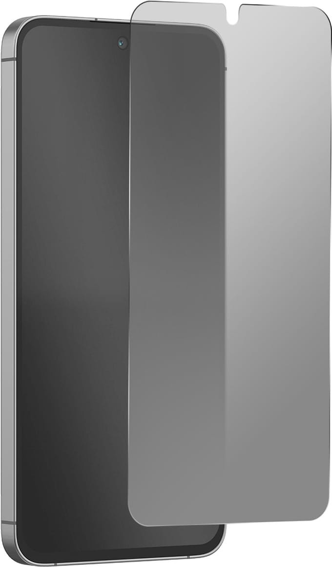 Eiger, Anti-Spy Privacy Glas geschikt voor Galaxy S26 2.5D, Transparant zwart