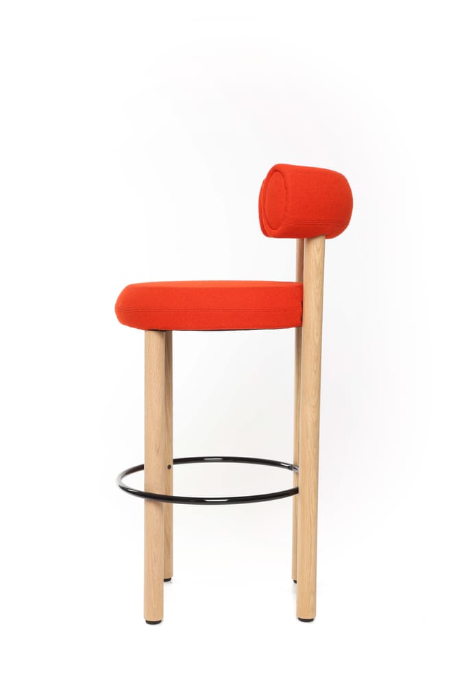 Tom Dixon Dikke barkruk Hout - natuur - TomDixonHallingdal65_0600 - Zithoogte 75 cm