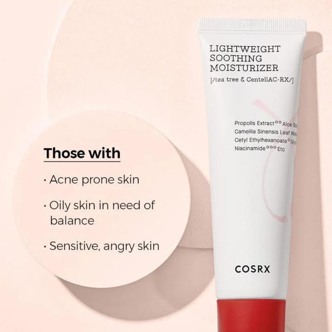 COSRX  AC Collection Lightweight Soothing Moisturizer 80ml AUTHENTIC STORE gray