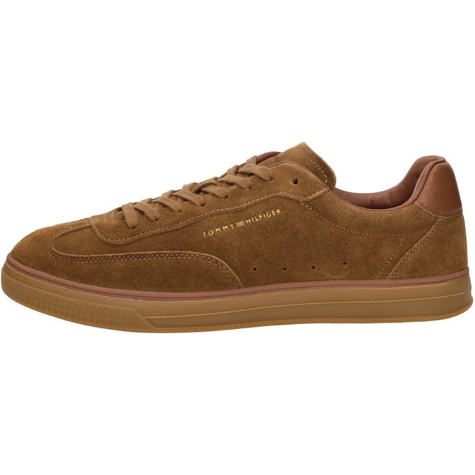 Tommy Hilfiger - Th Lo Lux Suede Sneaker Cognac 44