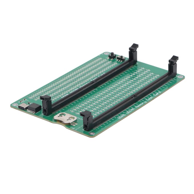 DDR5 Geheugentester PCB Desktop DDR5 Geheugentestkaart met LED-indicator voor Computer DDR5 R DIMM U DIMM Geheugen blue