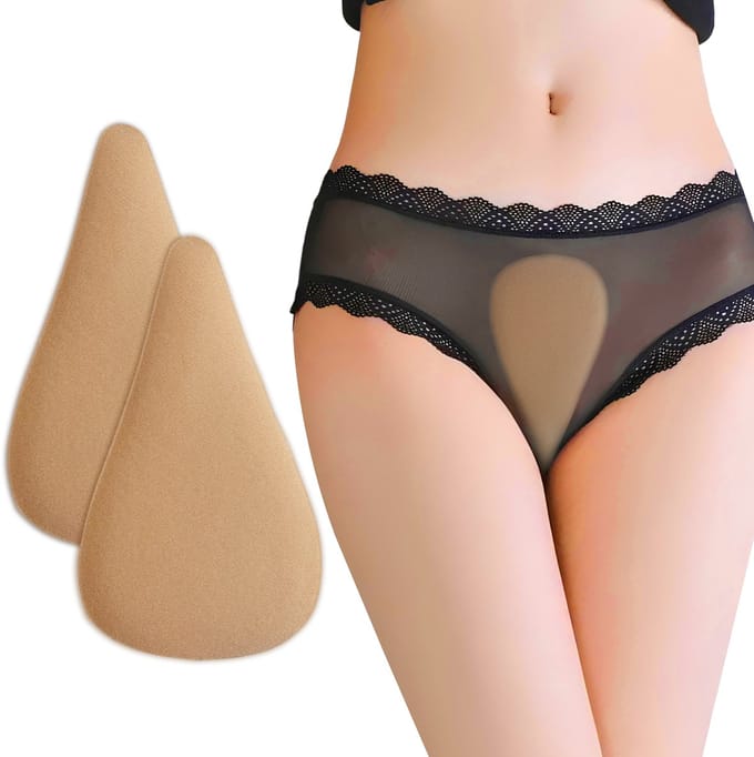 Anti Camel Toe Pads - Set van 2 - Shapetape - Camel Toe Concealer - Onzichtbaar - Herbruikbaar - Flanellen Pads