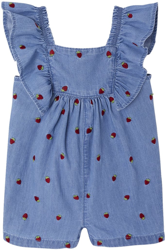 Vertbaudet Baby Kurzoverall aus luftigem Denim