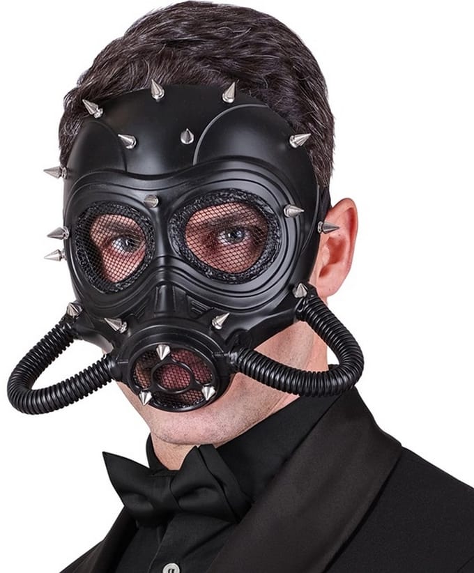 Kinky Gasmasker Met Stekels