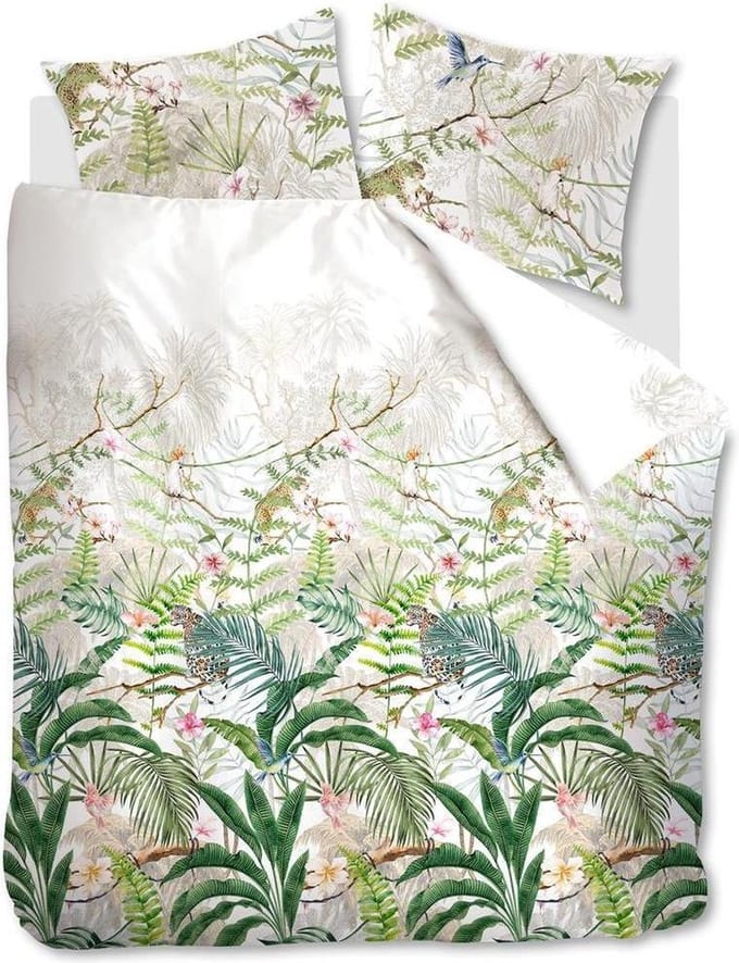 At Home by Beddinghouse Eldorado Dekbedovertrek - Lits-jumeaux - 240x200/220 cm - Groen