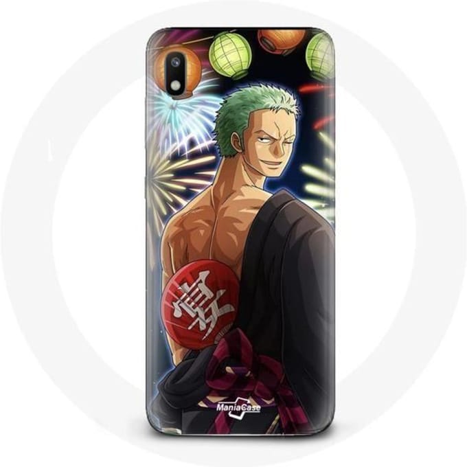 Coque - maniacase - Samsung Galaxy A10 - One Piece Joyeux Noël - Protection - Souple noir