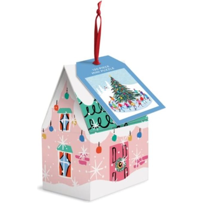 Tree Skaters 130 Piece Puzzle Ornament - Galison