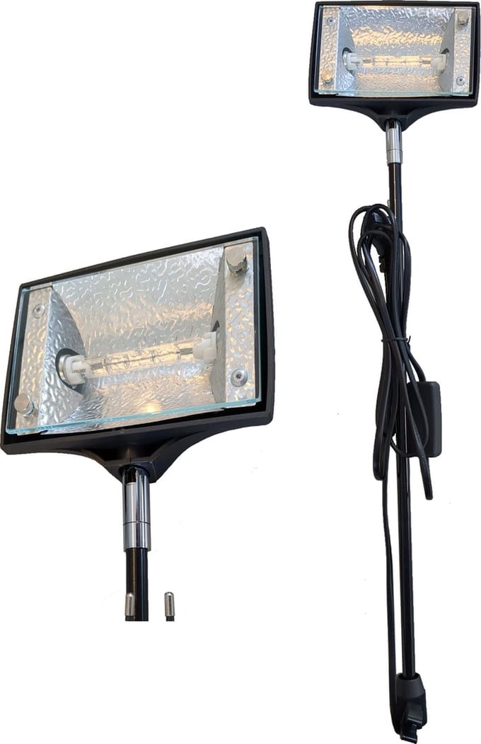 Brulo - spotlight - halogeen lamp - 1 stuk - presentatie wand - pop-up tower