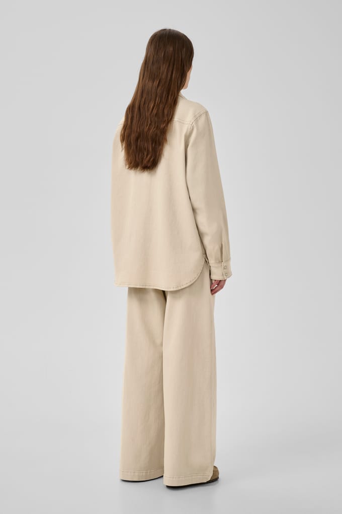 My Essential Wardrobe Dagmarmw 157 Shirt Dames - Jurken - Ecru - Maat 38