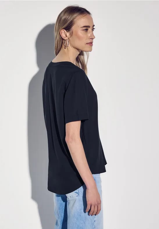 Blouse in effen kleur