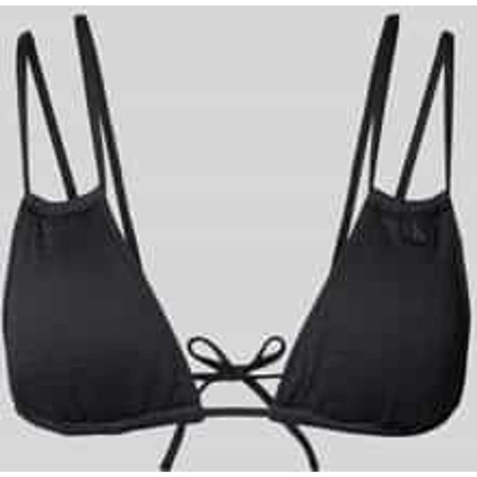 Bikinitop met structuurmotief, model 'TRIANGLE'