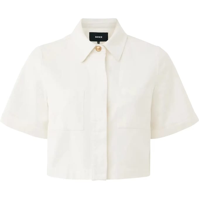 Korte katoenen blouse dames Mexx