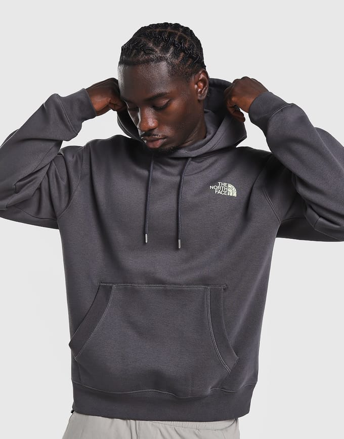 The North Face Never Stop Exploring Slopes Relaxed Hoodie - Grijs- Heren, Grijs S