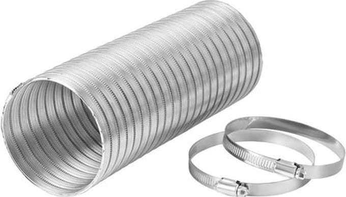 AIRACE Flexibele Aluminium Afvoerslang Ø100 mm – 3 meter