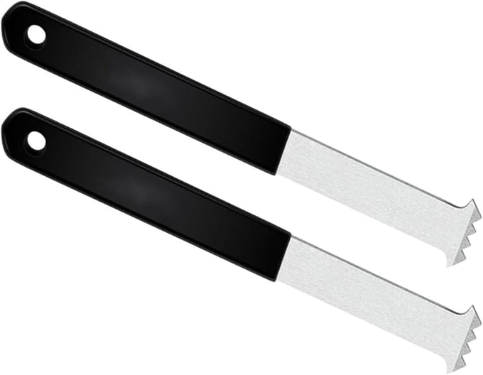 Tegel Verwijderaar - Baksteen Verwijderaar - Terras Onderhoud - Dubbele Schraper - 23 cm
